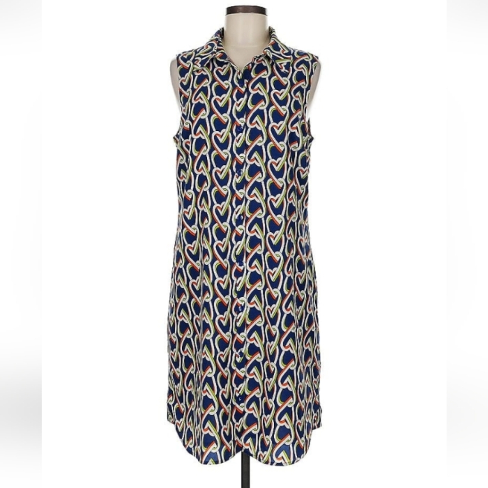 CAbi Amour Dress OR Open Vest Sz Medium Hearts Excellent condition - Picture 10 of 11